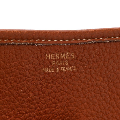 Hermes Taurillon Clemence Evelyne GM Noisette 6 of 11