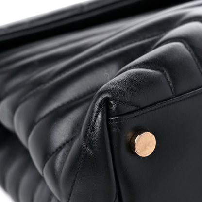 Saint Laurent Calfskin Y Quilted Monogram Large Loulou Chain Satchel Black 11 of 20