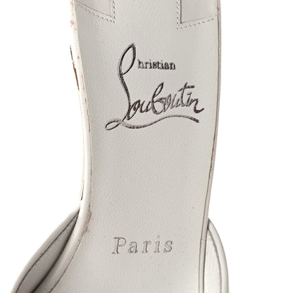 Christian Louboutin Nappa Me Dolly 55 Sandals 36.5 White 8 of 9