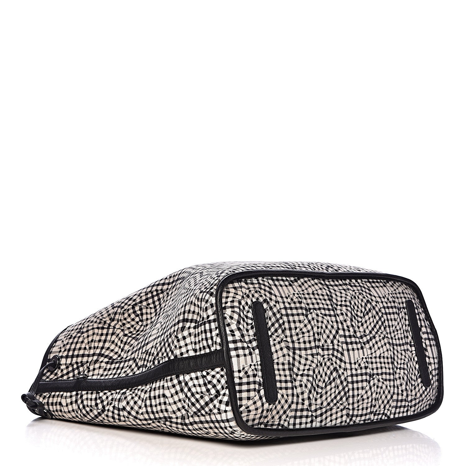 MCM Visetos Large Liz Reversible Shopper Tote Black 8 of 19