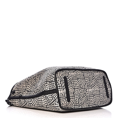 MCM Visetos Large Liz Reversible Shopper Tote Black 8 of 19