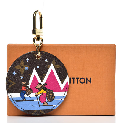 Louis Vuitton Monogram 2018 Christmas Animation Bears Bag Charm Key Ring 4 of 4