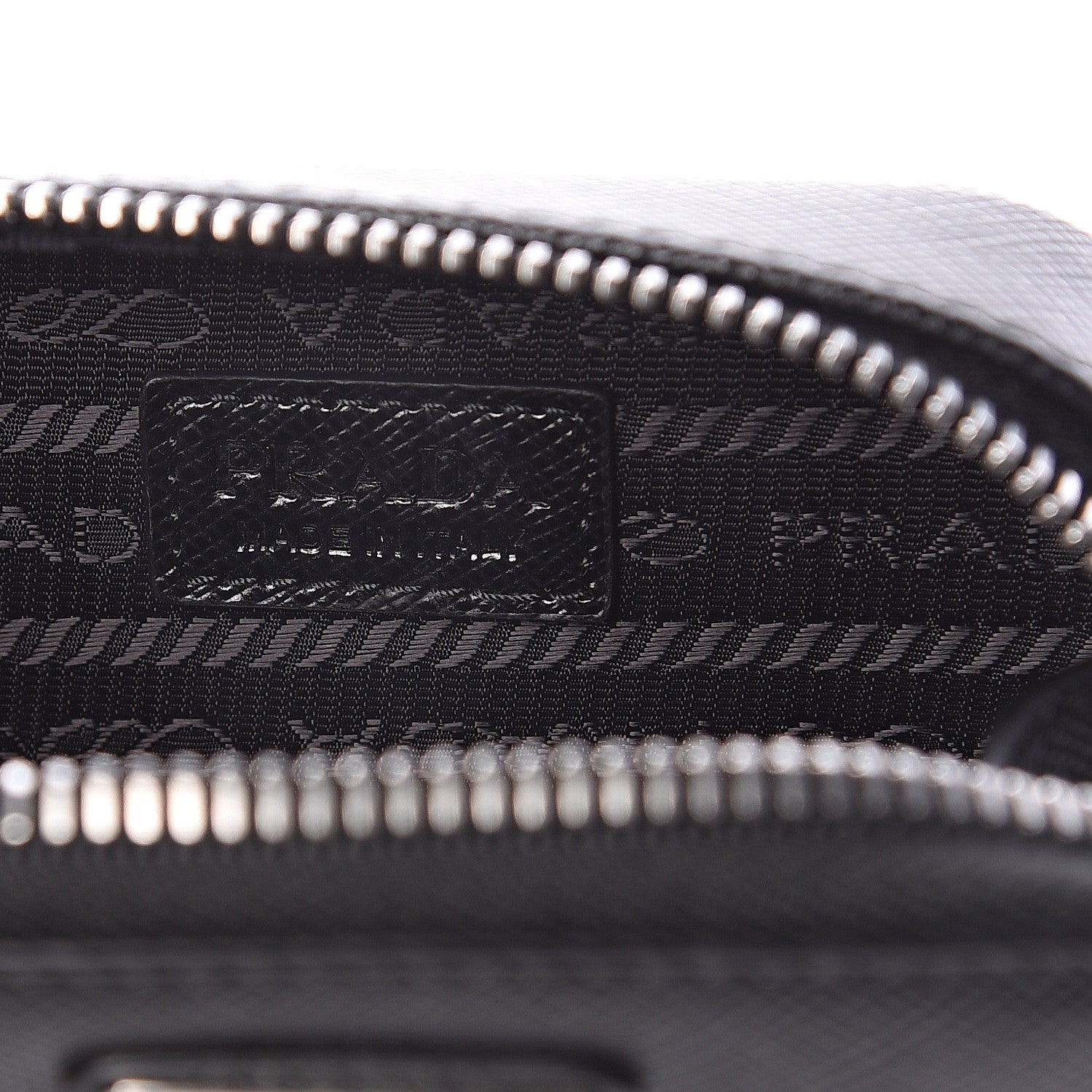 Prada Saffiano Cargo Pouch Black 5 of 5