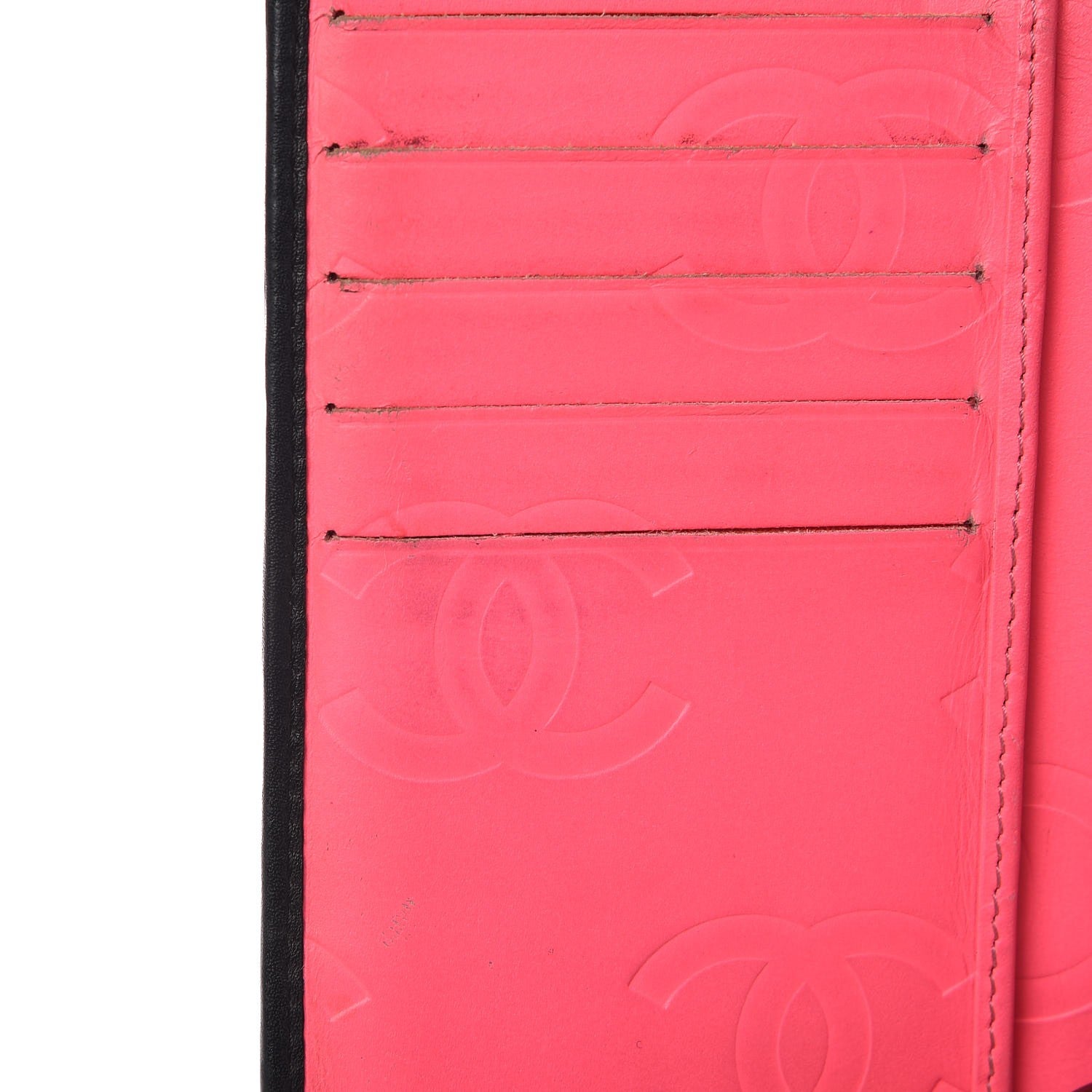 Chanel Calfskin Cambon Zipped Pocket Wallet Black 9 of 9