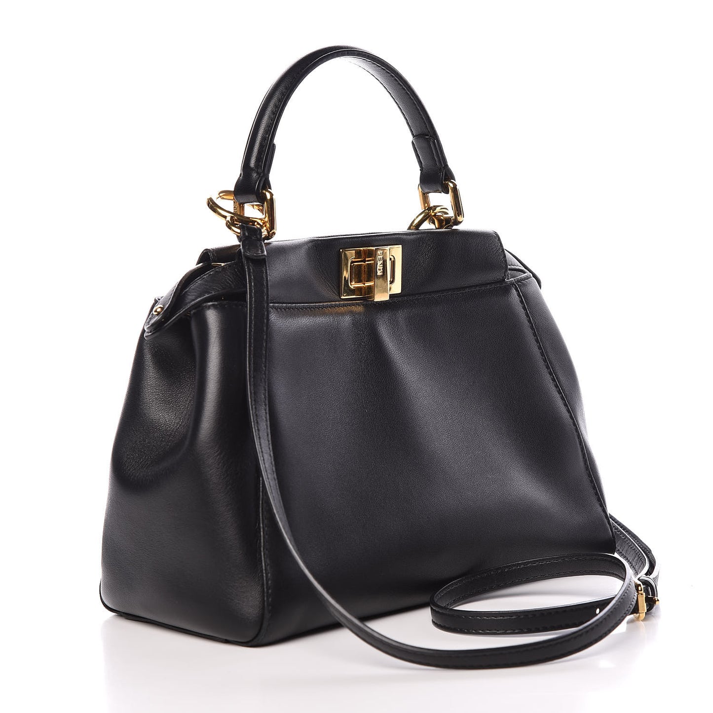 Nappa Mini Peekaboo Iconic Satchel Black