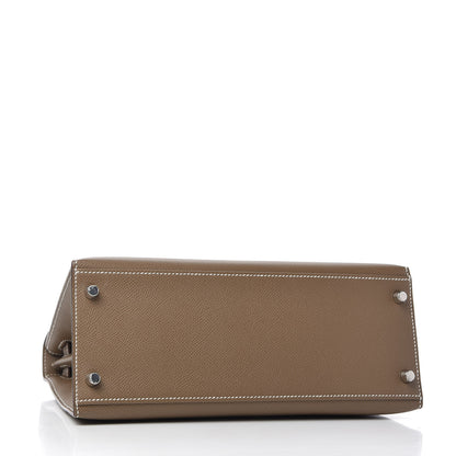 Hermes Epsom Kelly Sellier 28 Etoupe 4 of 11