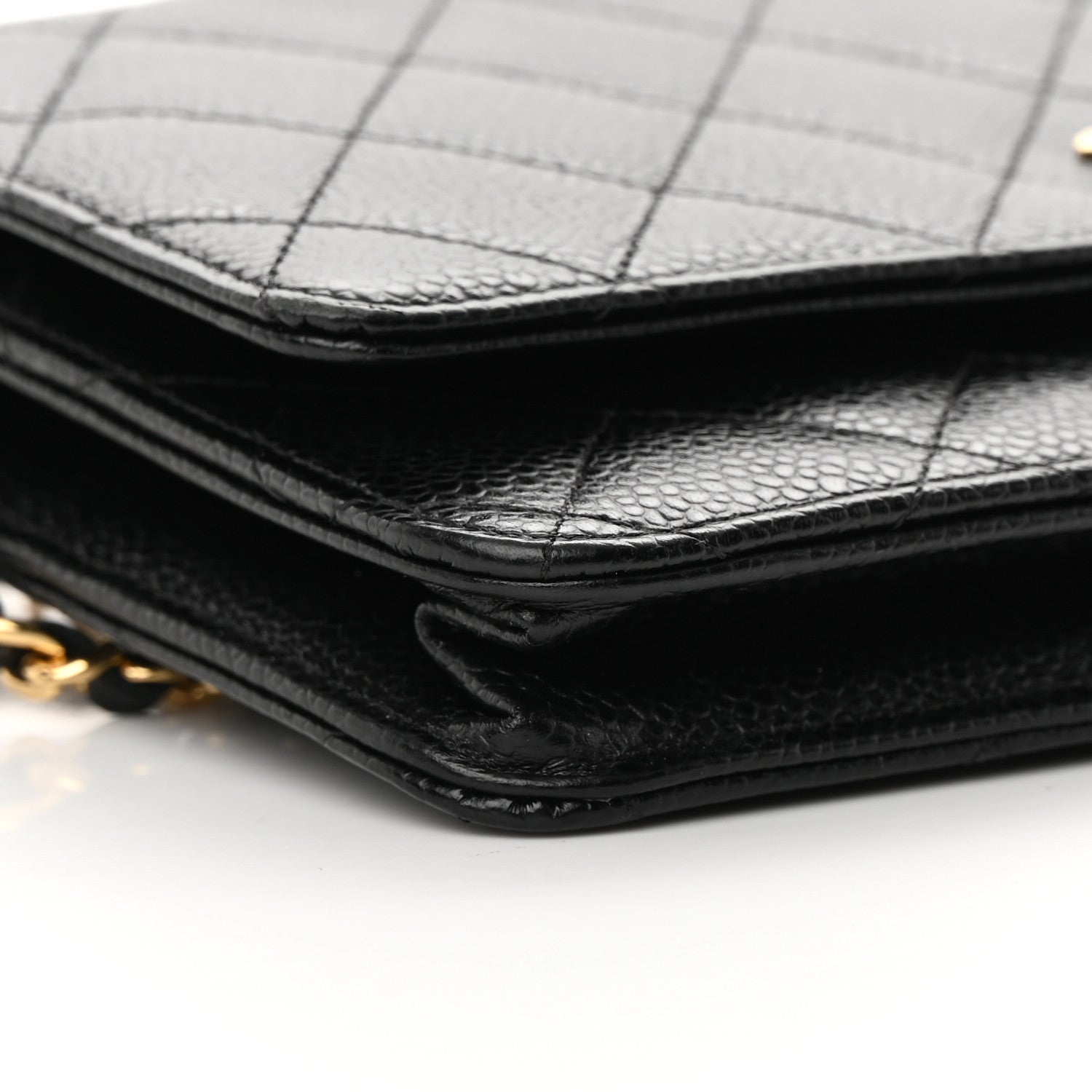 Chanel Caviar Quilted Wallet on Chain WOC Black 10 of 13