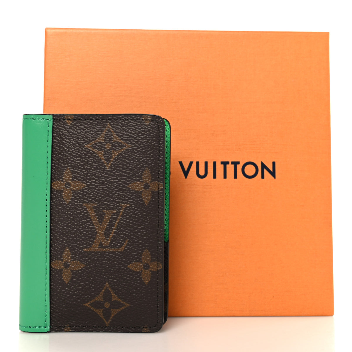 Louis Vuitton Monogram Macassar Pocket Organizer NM Borneo Green 7 of 7