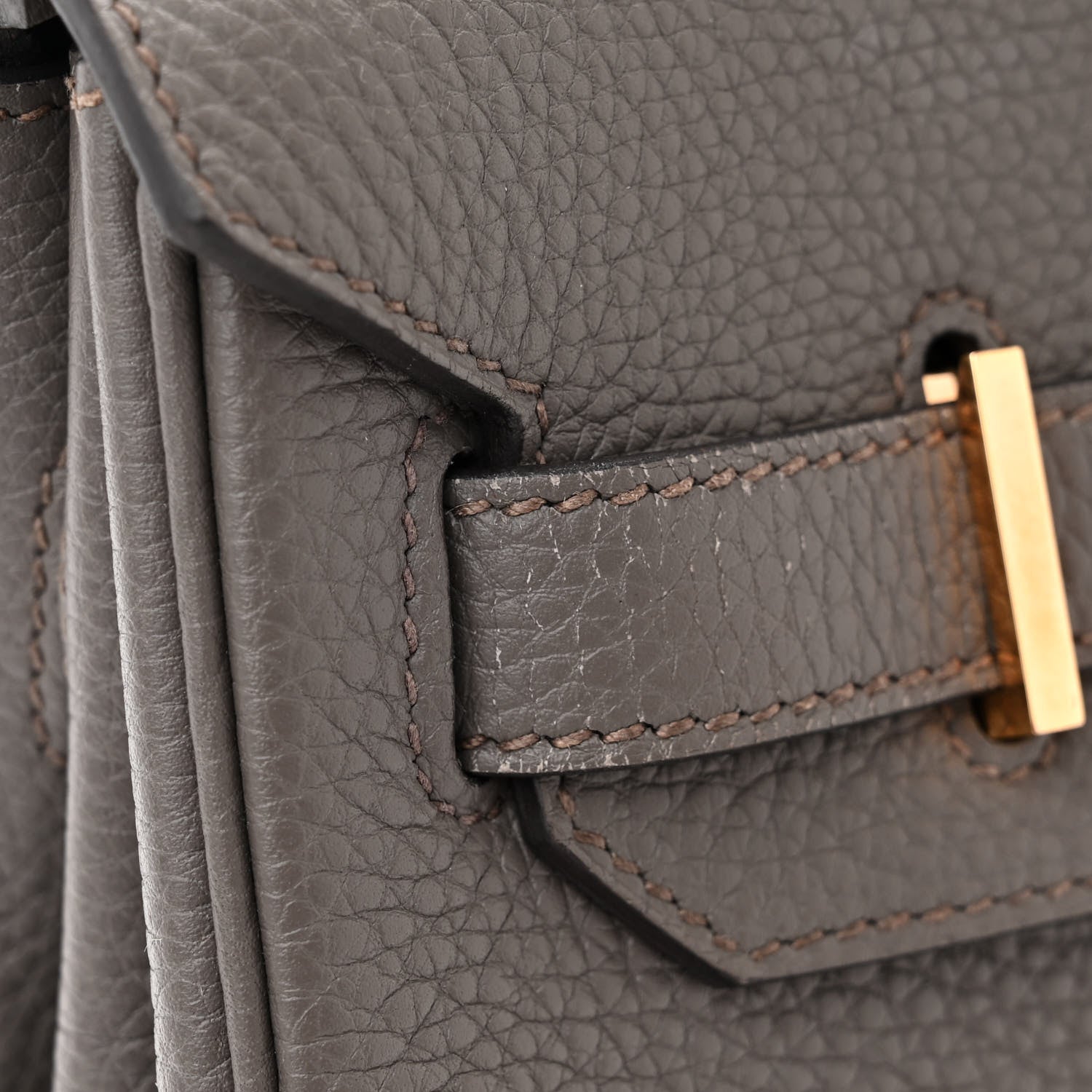 Hermes Togo Birkin 30 Etain 14 of 16