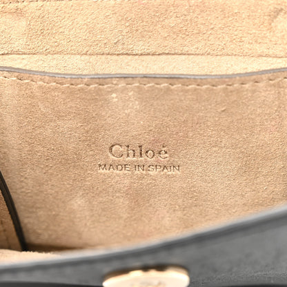 Chloe Suede Calfskin Mini Faye Bracelet Bag Black 6 of 13