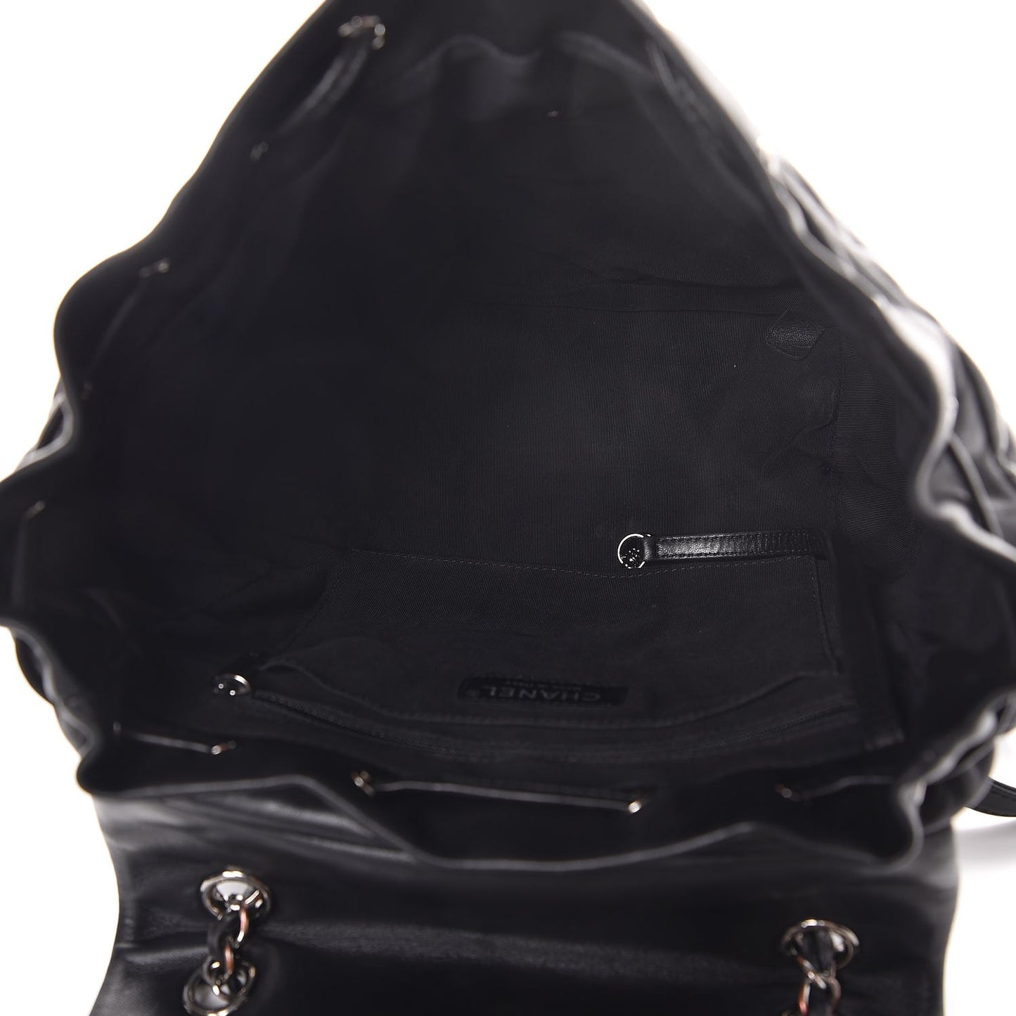 Lambskin Quilted Large Urban Spirit Backpack Black