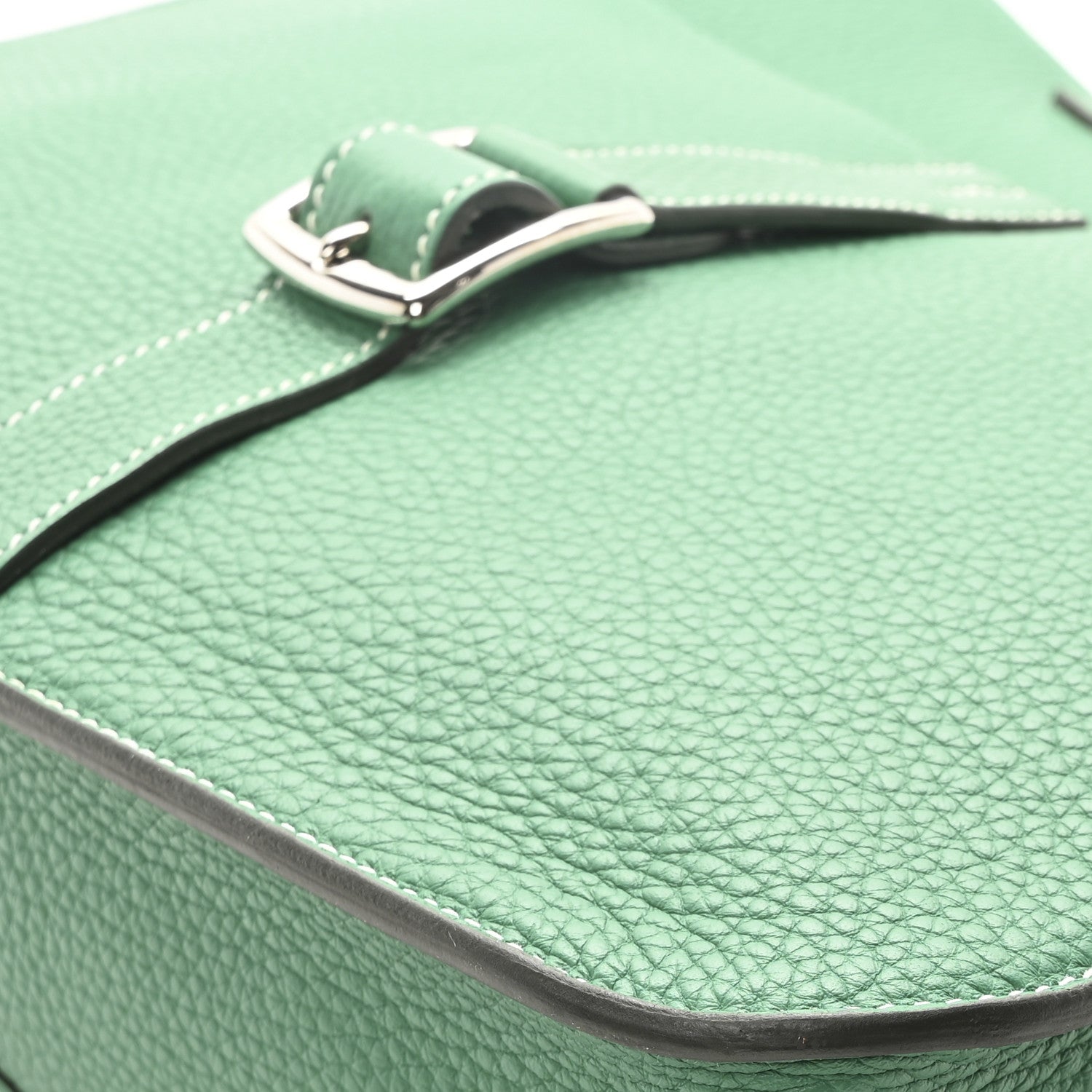 Hermes Taurillon Clemence Halzan 31 Malachite 10 of 10