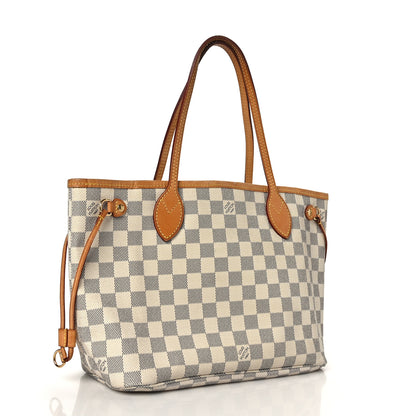 Louis Vuitton Damier Azur Neverfull PM 3 of 9