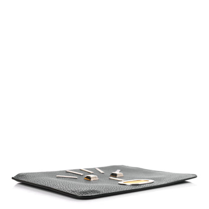 Fendi Cuoio Romano Faces Pouch Asfalto 4 of 8