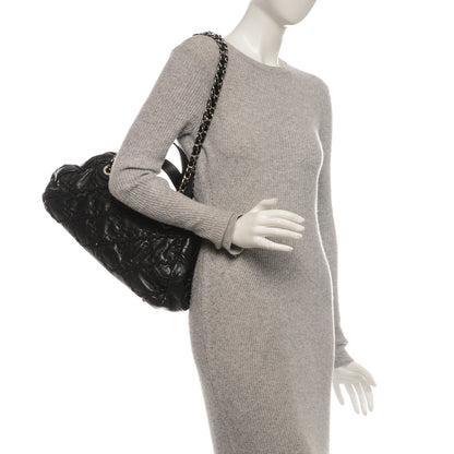 Chanel Calfskin Ultra Stitch Bowler Black 2 of 11