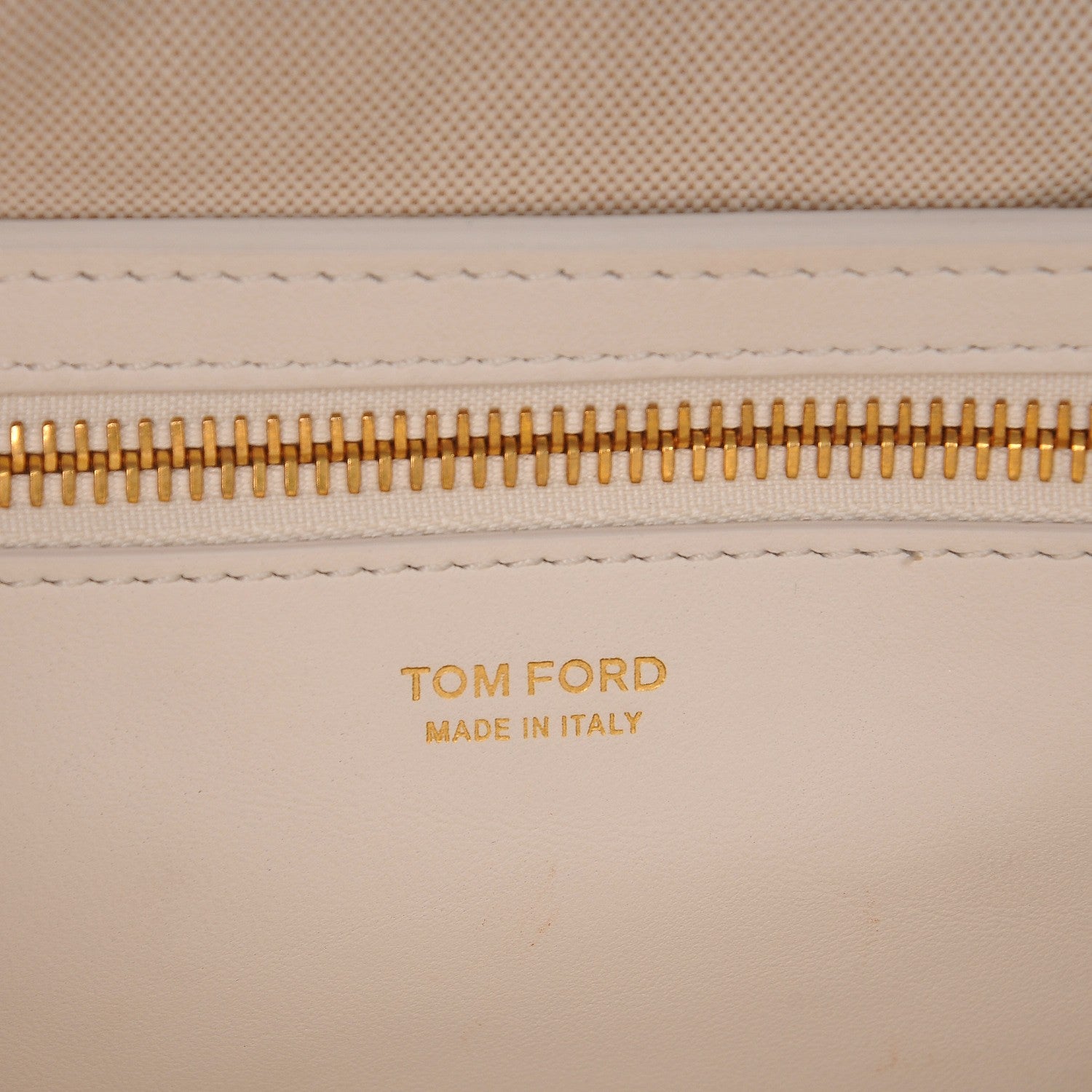 Tom Ford Calfskin Natalia Handle Shoulder Bag Chalk 6 of 10
