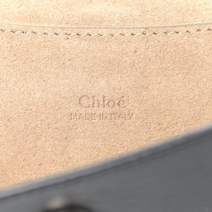 Chloe Calfskin Suede Mini Chain Faye Shoulder Bag Black 5 of 9