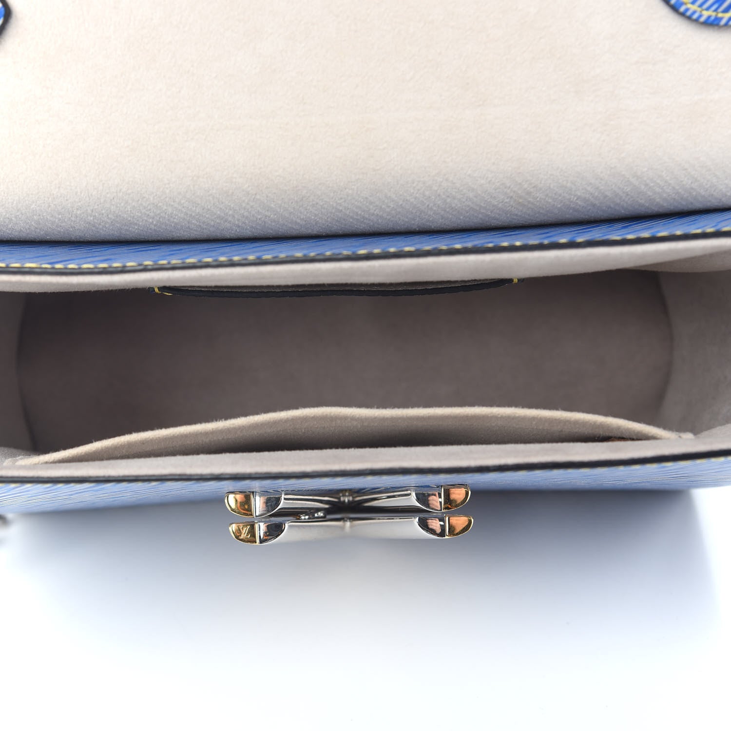 Louis Vuitton Epi Twist Shoulder Bag MM Denim Light 5 of 10