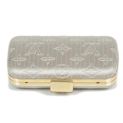 Louis Vuitton Monogram Motard Minaudiere Clutch Pearl 4 of 11