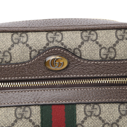 Gucci GG Supreme Monogram Web Mini Ophidia Shoulder Bag Brown 10 of 10