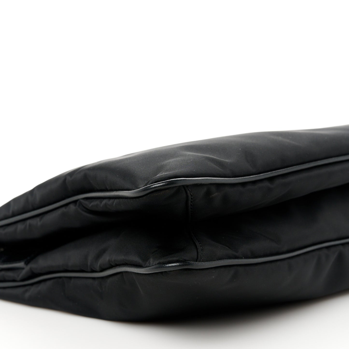 Nylon Palazzo Medusa Messenger Black