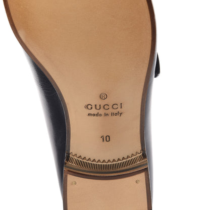 Gucci Goatskin Mens GG Loafers 10 Blue 6 of 9