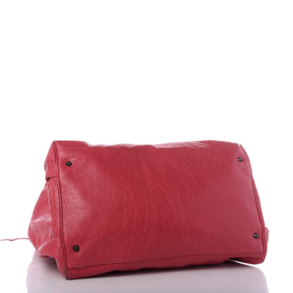 Balenciaga Agneau Classic Hardware Large Sunday Tote Rose Thulian 3 of 9