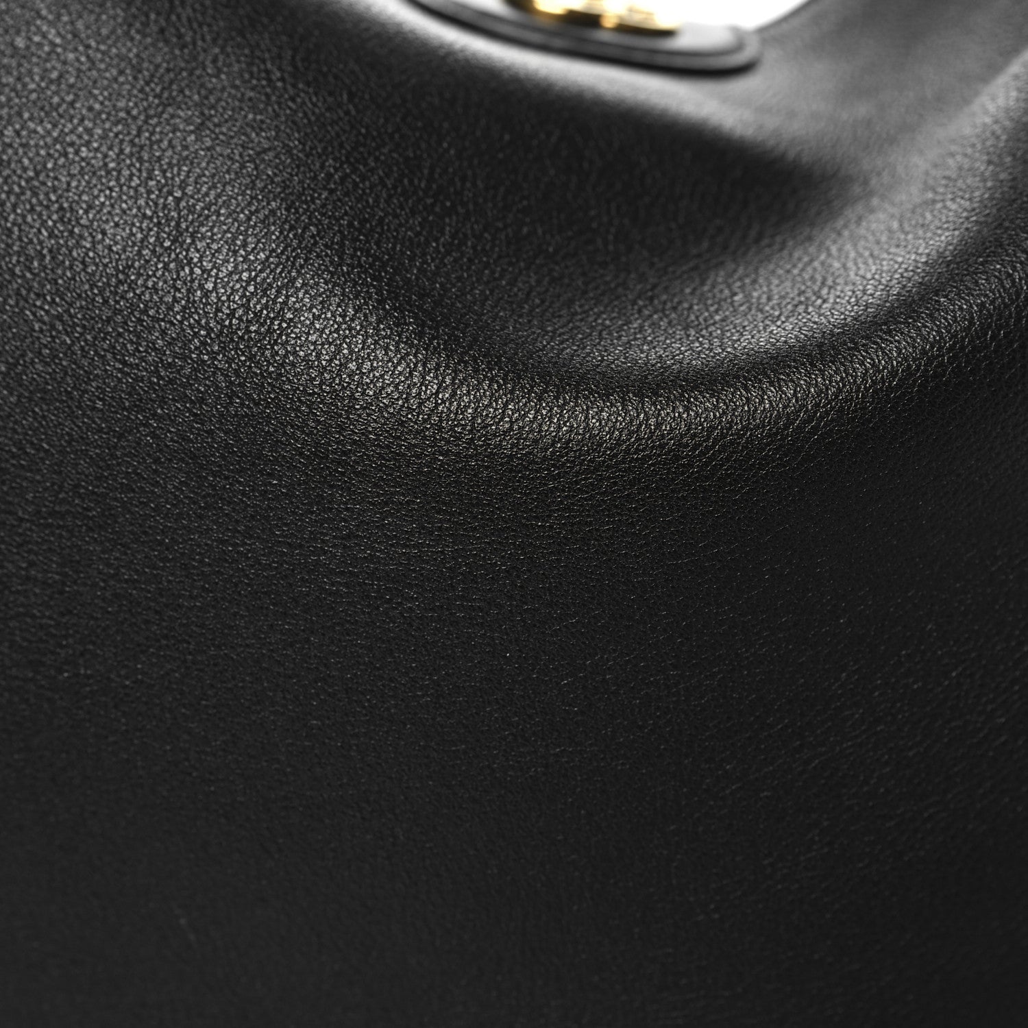 Gucci Softy Wonka Textured Dollar Calfskin Medium Diana Shoulder Bag Black 8 of 10