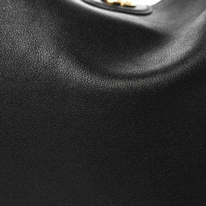 Gucci Softy Wonka Textured Dollar Calfskin Medium Diana Shoulder Bag Black 8 of 10