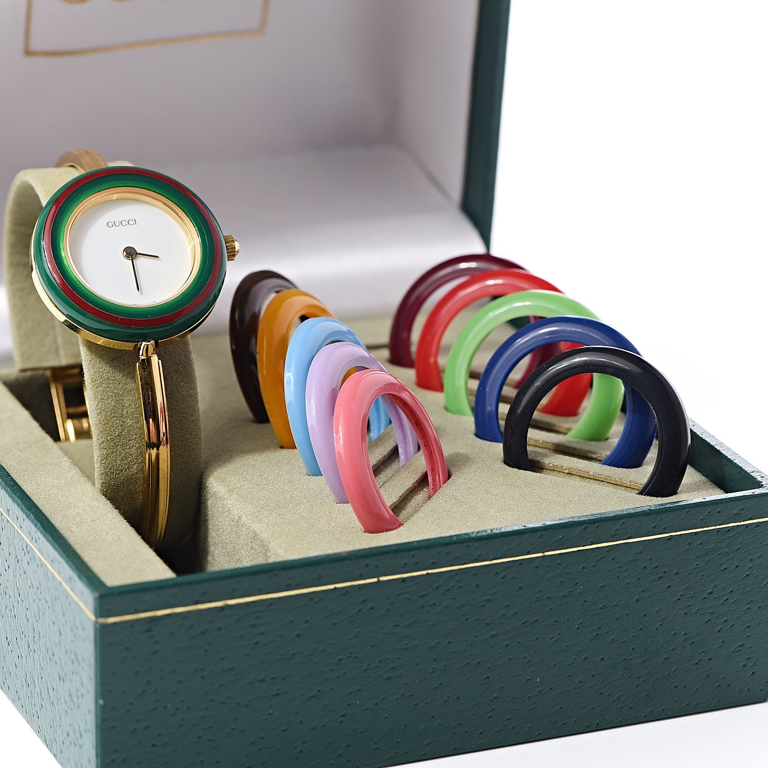 Gucci Stainless Steel 26mm Interchangeable Bezel Quartz Watch 8 of 8