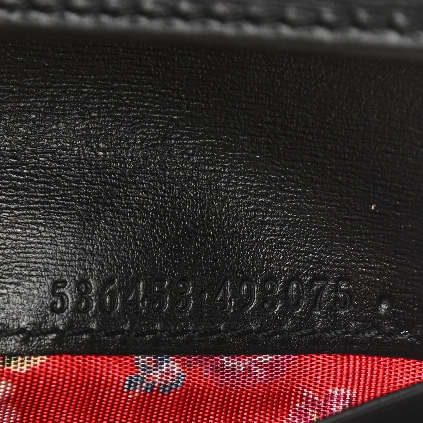 Calfskin Web Trapuntata GG Marmont Card Case Wallet Black