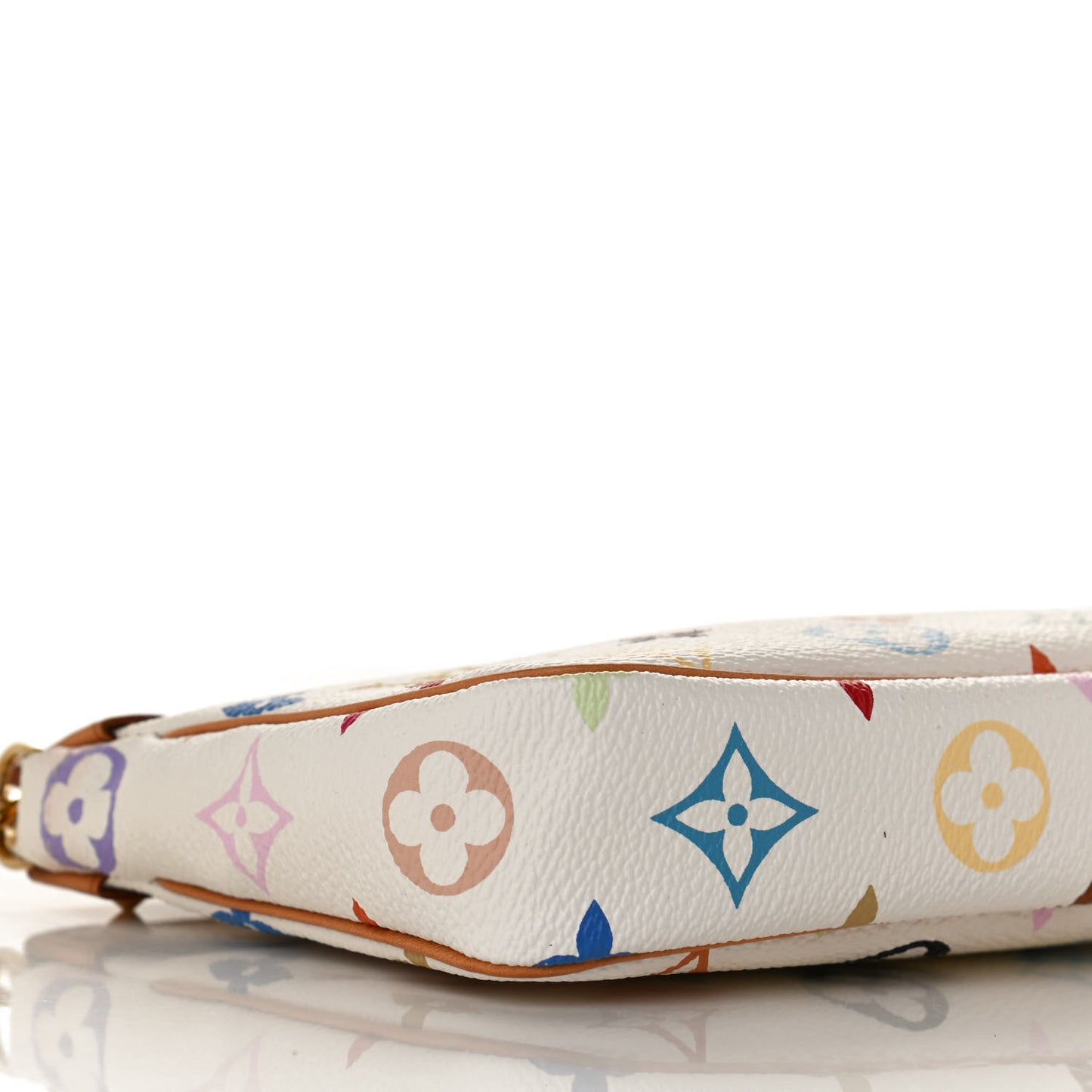 Monogram Multicolor Pochette Accessories White