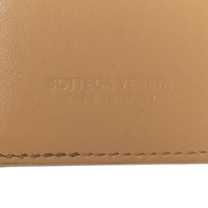 Bottega Veneta Nappa Maxi Intrecciato Small Bi-Fold Zip Wallet Porridge 7 of 8