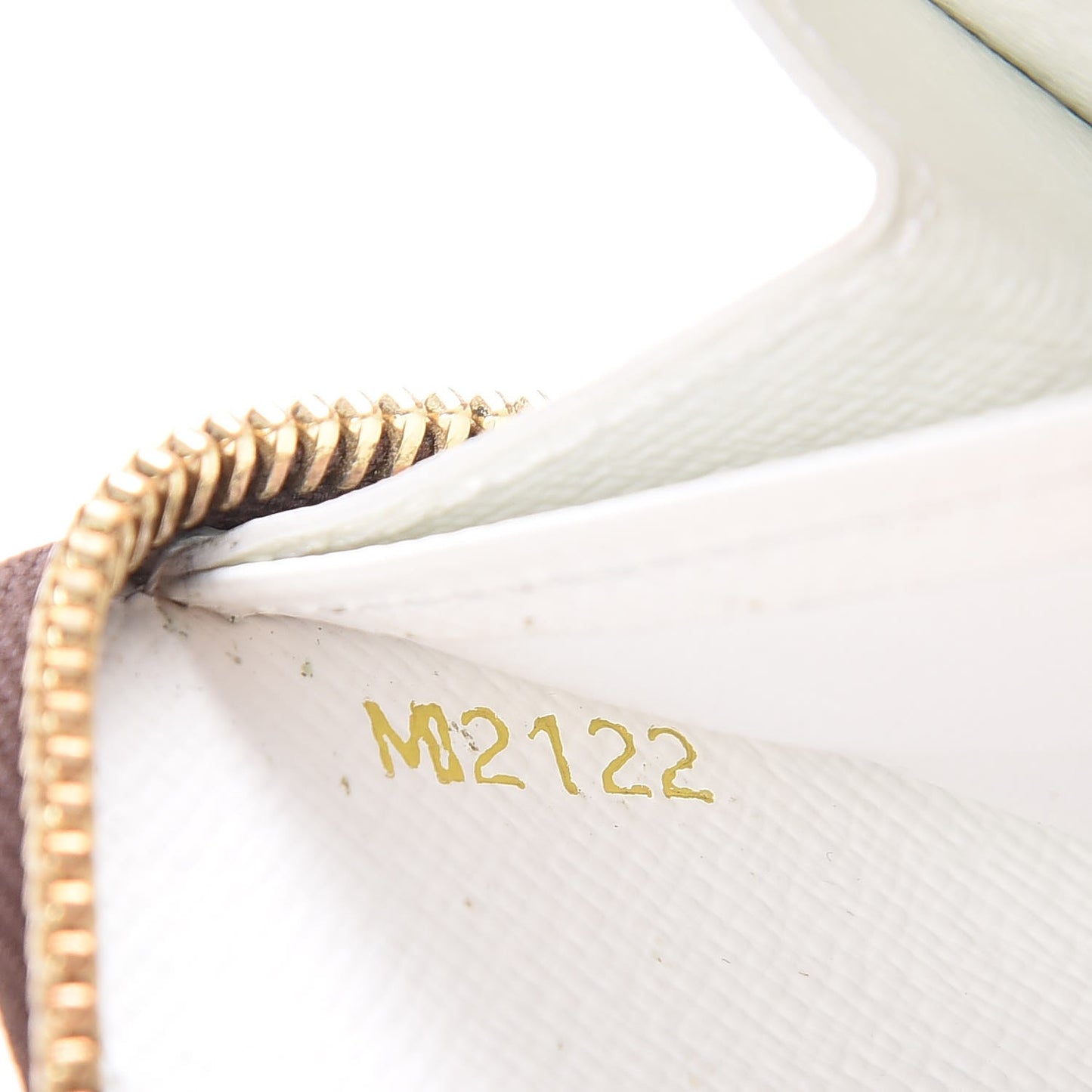 Monogram Kusama Pumpkin Dots Zippy Wallet White