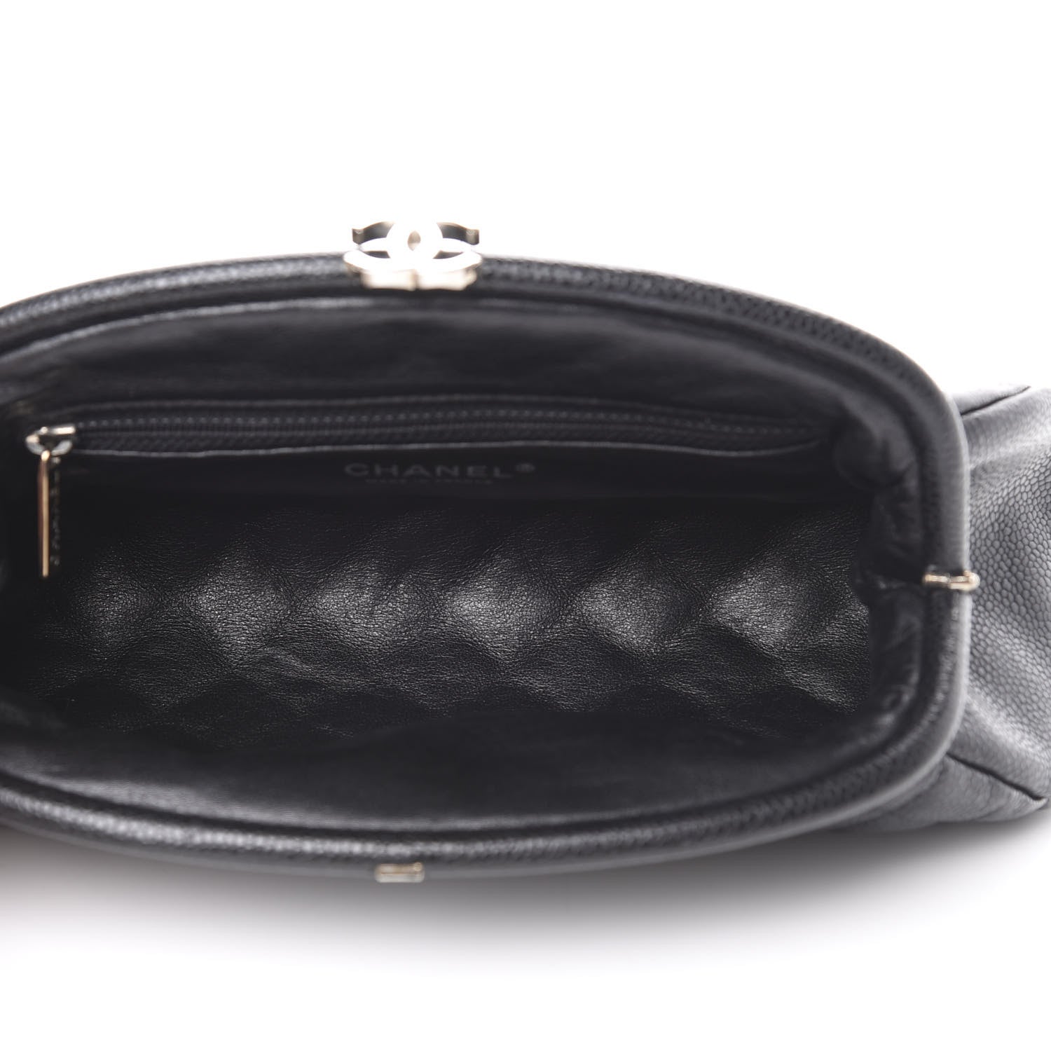 Chanel Caviar Quilted Timeless Clutch Black 4 of 10