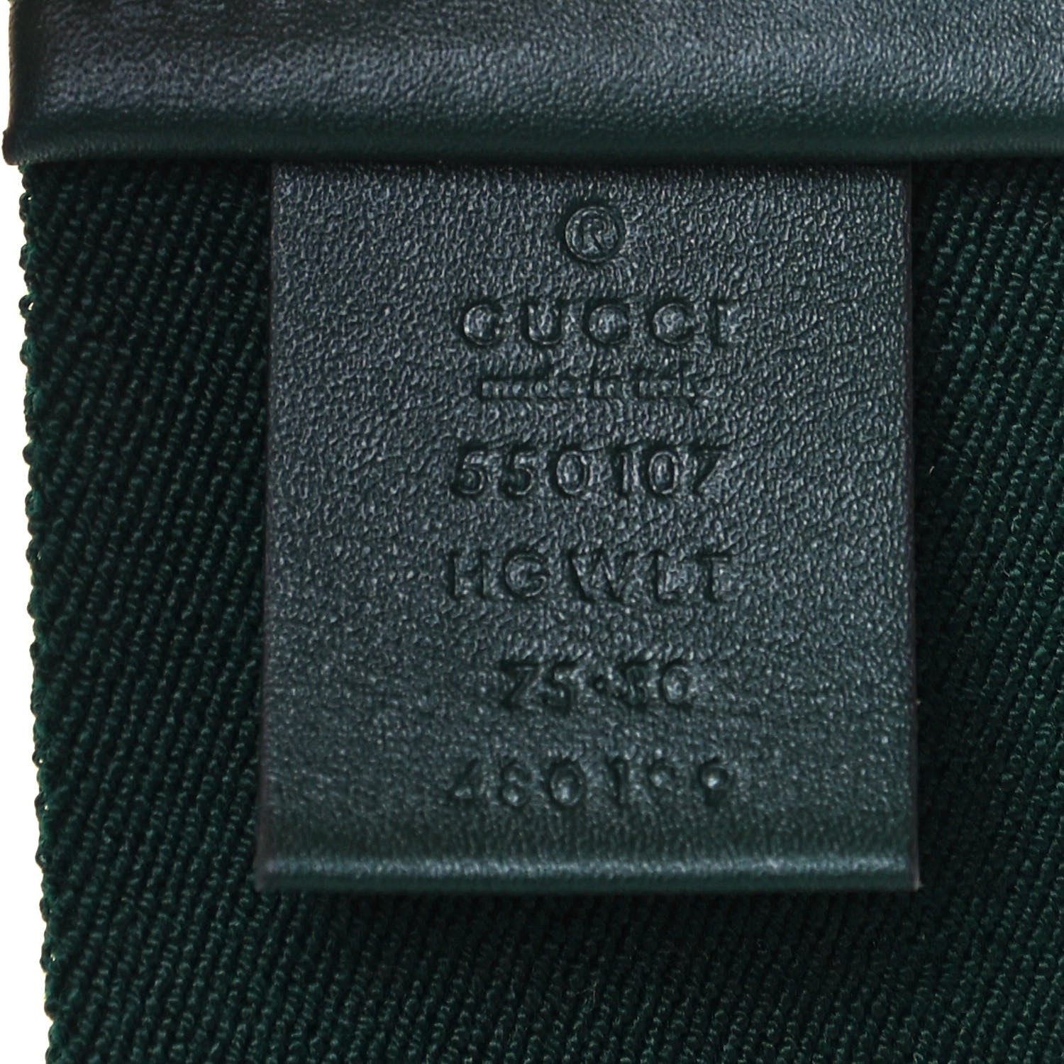 Gucci Web Elastic Plexiglass GG Marmont Belt 75 30 Red Green 3 of 4