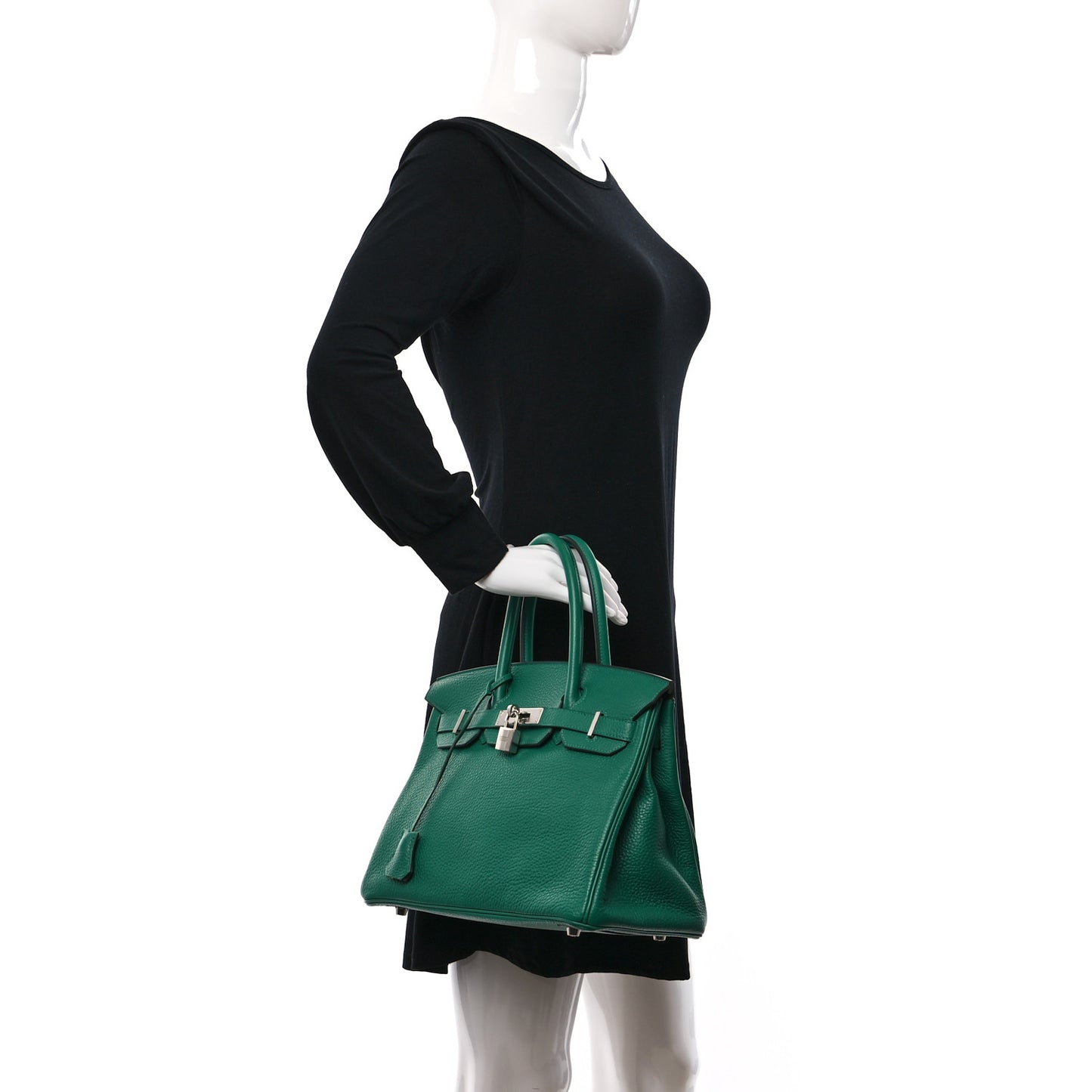 Togo Verson Birkin 30 Vert Vertigo Vert Fonce
