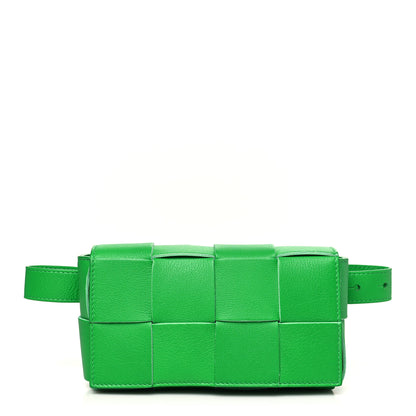 Bottega Veneta Nappa Maxi Intreccio Mini Belt Cassette Bag Parakeet 1 of 10