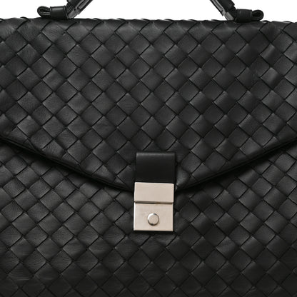 Bottega Veneta Intrecciato Briefcase Black 9 of 11