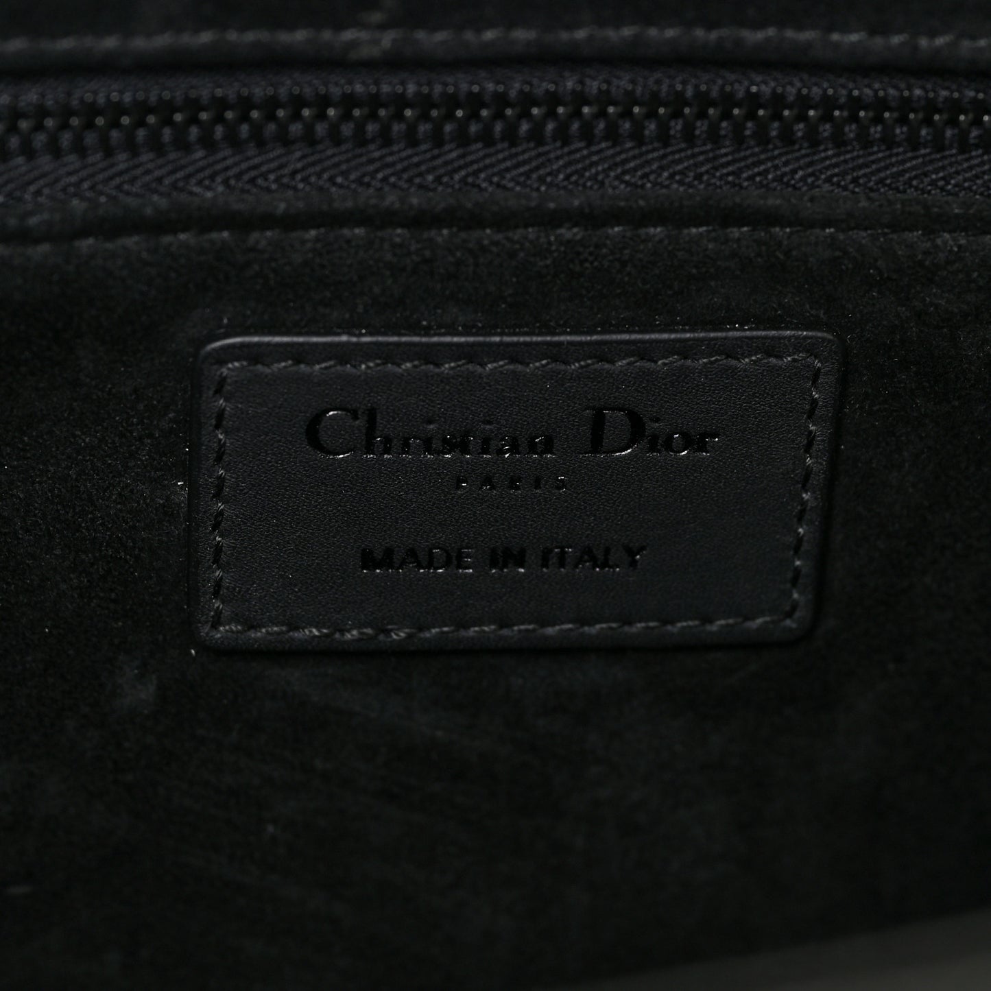Ultra Matte Calfskin Cannage Large Lady Dior Black