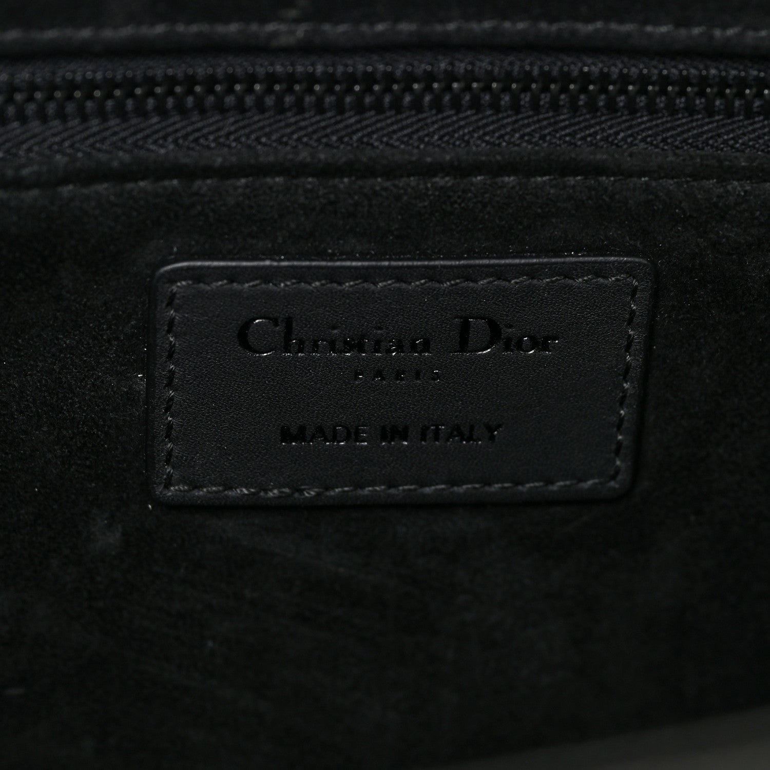 Christian Dior Ultra Matte Calfskin Cannage Large Lady Dior Black 6 of 21