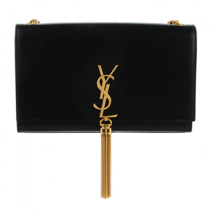 Saint Laurent Smooth Calfskin Medium Classic Monogram Kate Tassel Satchel Black 1 of 7