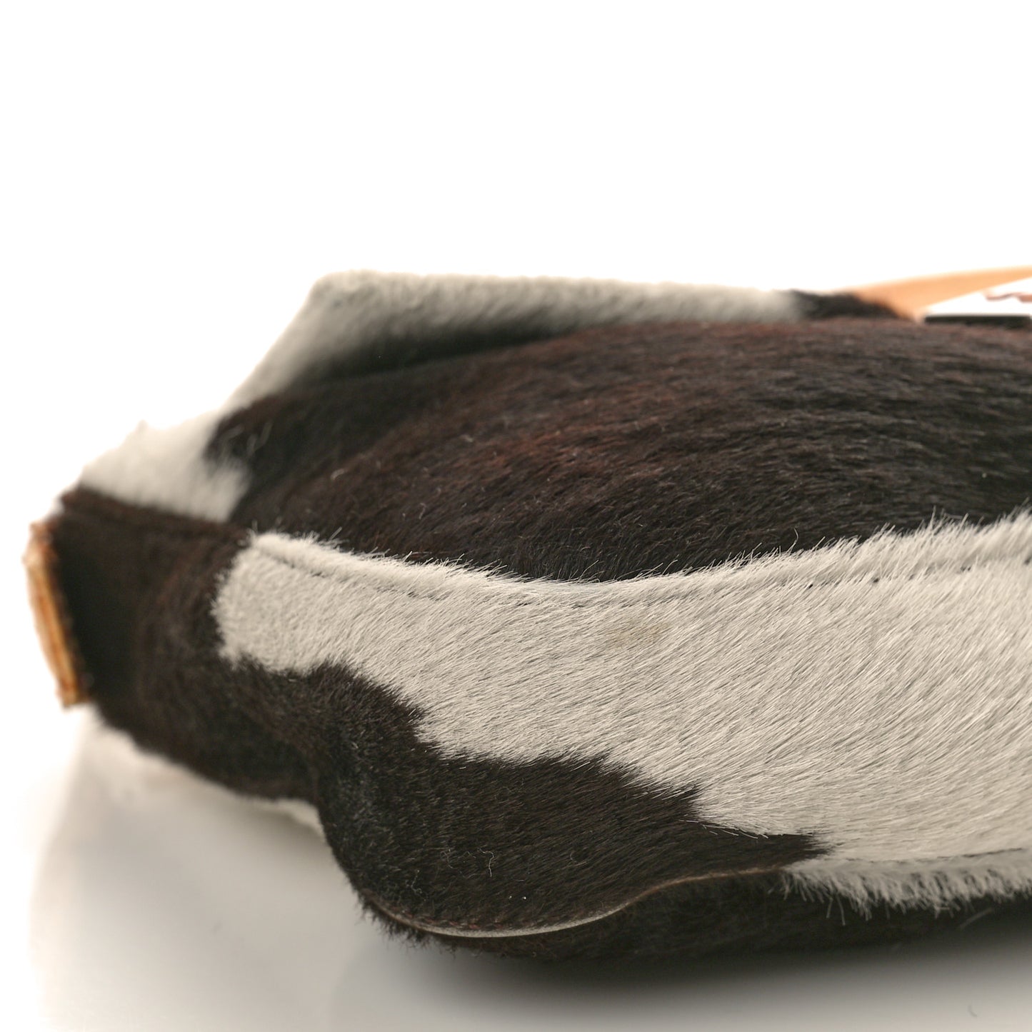 Calf Hair Snakeskin Baguette Black White Multicolor