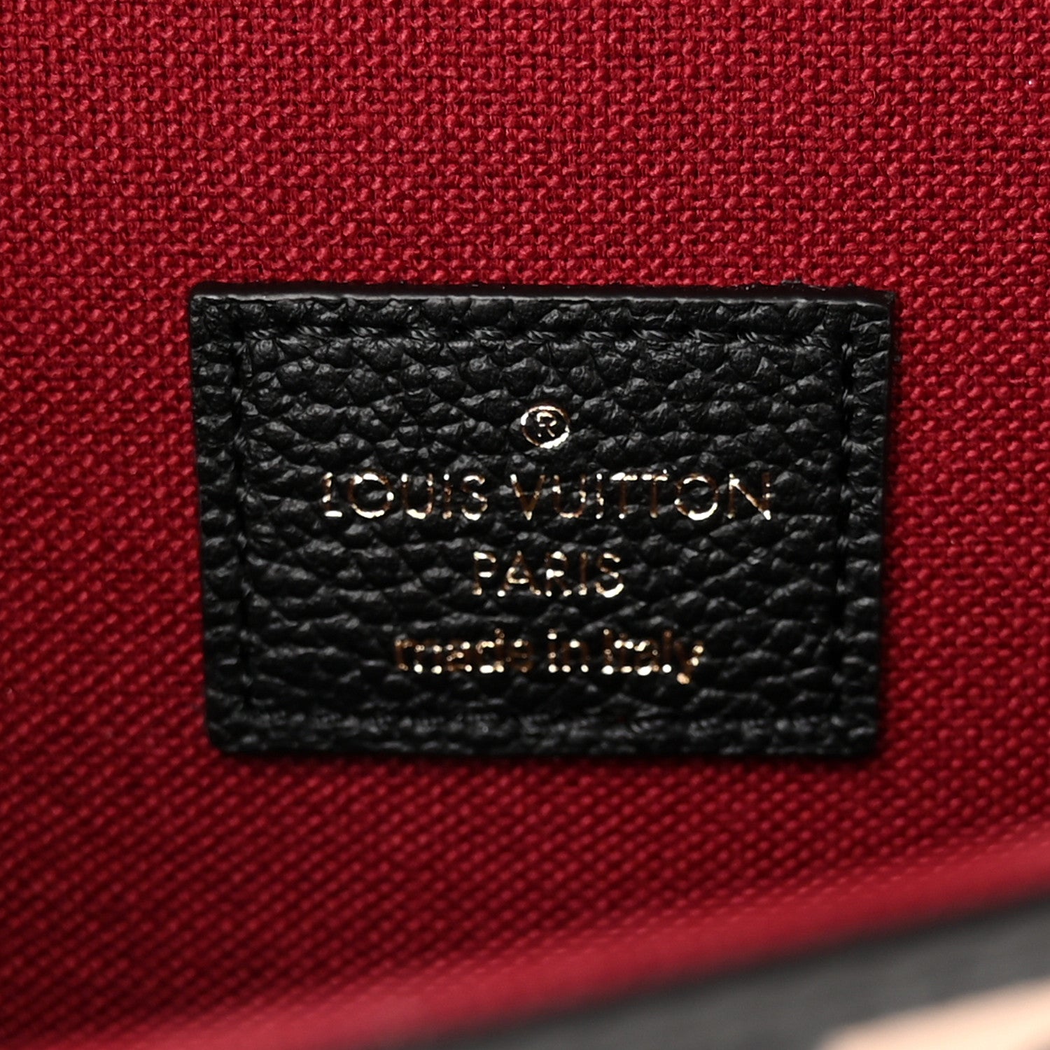 Louis Vuitton Empreinte Monogram Giant Felicie Pochette Black Beige 7 of 11