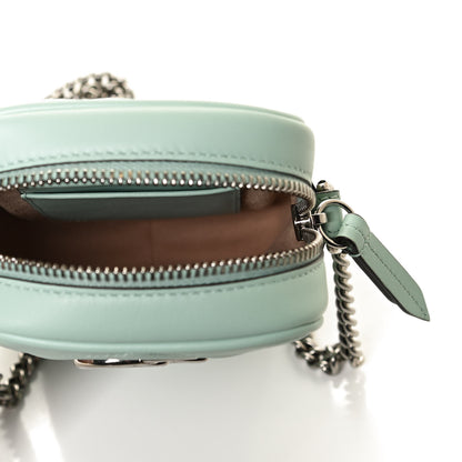 Gucci Calfskin Matelasse Mini GG Marmont Crossbody Bag Water Green 5 of 10