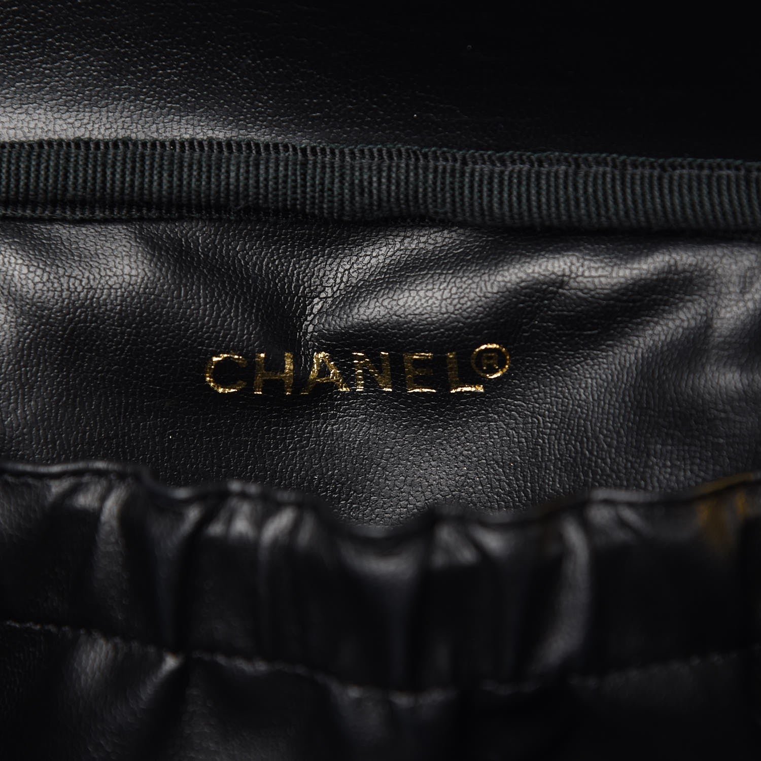 Chanel Caviar Vanity Cosmetic Case Black 6 of 7