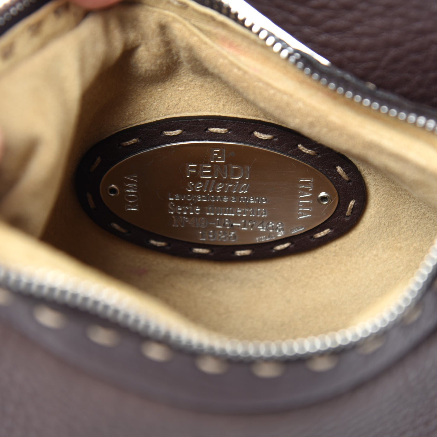 Calfskin Romano Selleria Oyster Brown