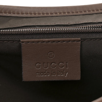 Gucci Monogram Jackie O Flap Bag Brown 6 of 13
