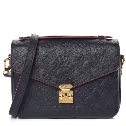 Louis Vuitton Empreinte Pochette Metis Marine Rouge 1 of 10