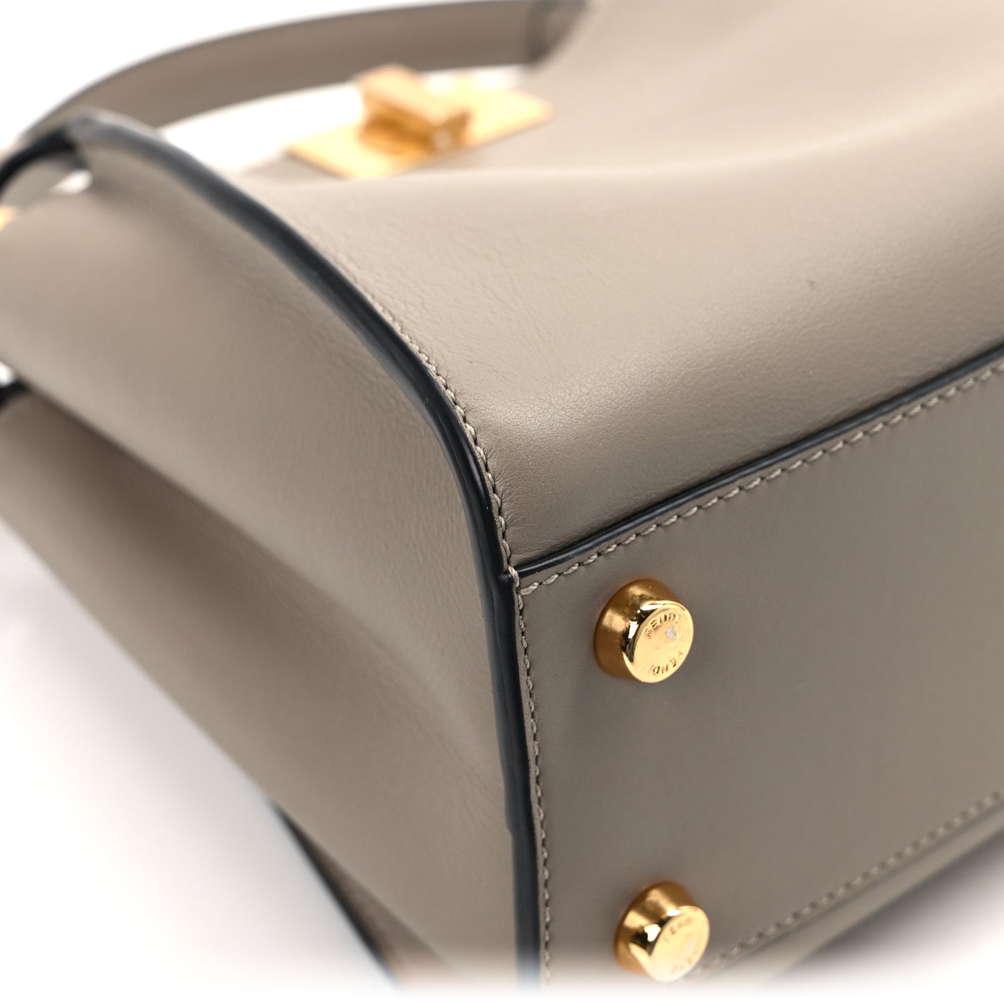 Vitello Tahiti Burro Medium Peekaboo Iconic Essentially Satchel Tortora Black